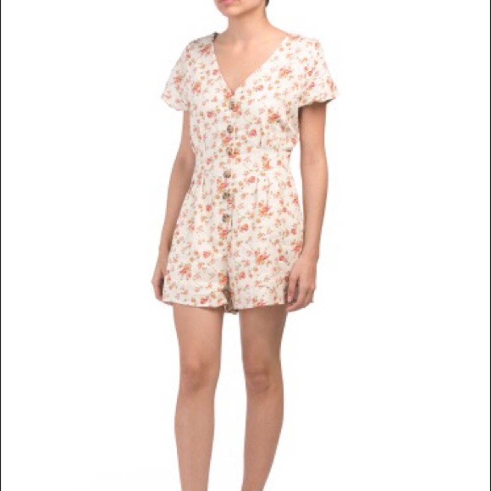 FRONT BUTTON UP PLAYSUIT